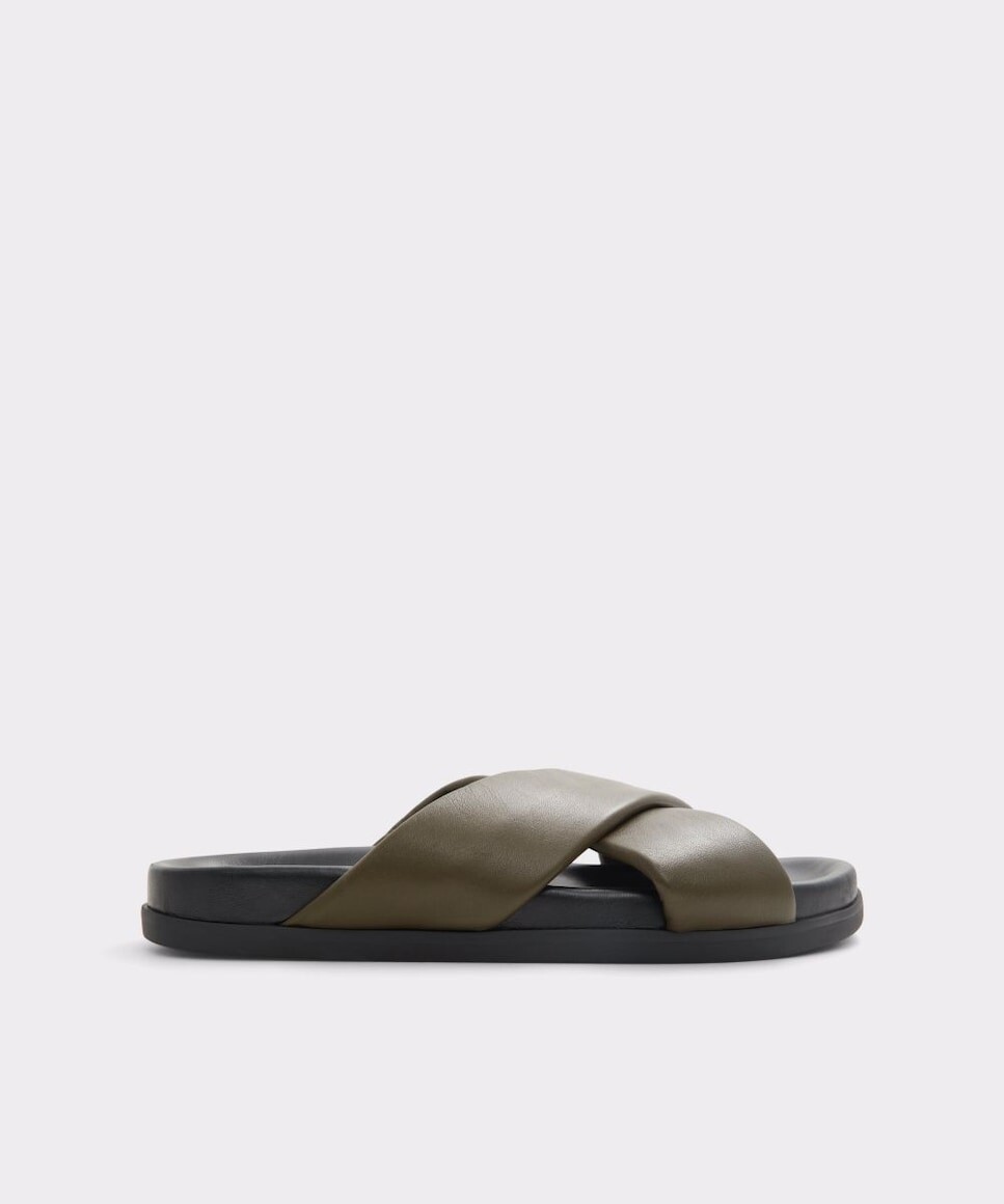 

Мужские зеленые кожаные сандалии Aldo, зеленый