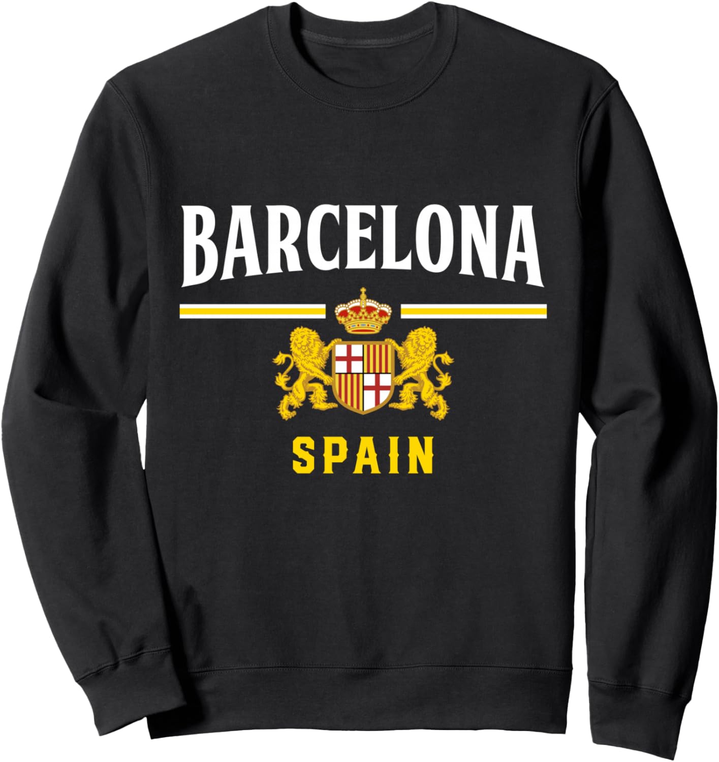 

Толстовка «Барселона Испания» Винтажная сувенирная толстовка «Барселона Испания» Barcelona Jersey, черный