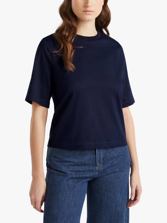 

Футболка свободного кроя Benetton, цвет Night Blue