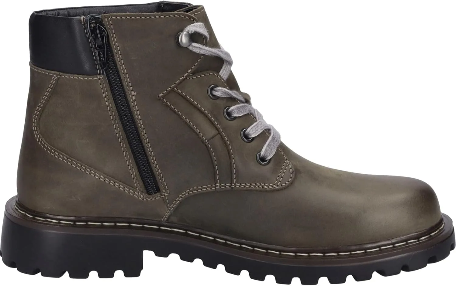 Мужские ботинки Josef Seibel на шнуровке Chance 39 Calf Boots - Botinki - Мужчины - Ботинки-Chucka - Ботинки ботинки на шнуровке с застежкой молнией — фото 4