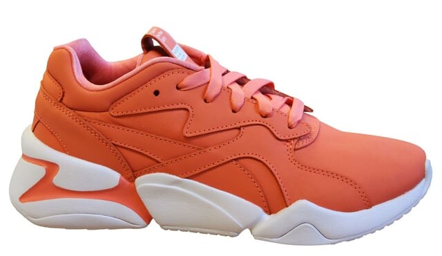 Женские кроссовки Nova x Pantone Low Living из коралловой кожи со шнуровкой 370723 01 Puma, оранжевый