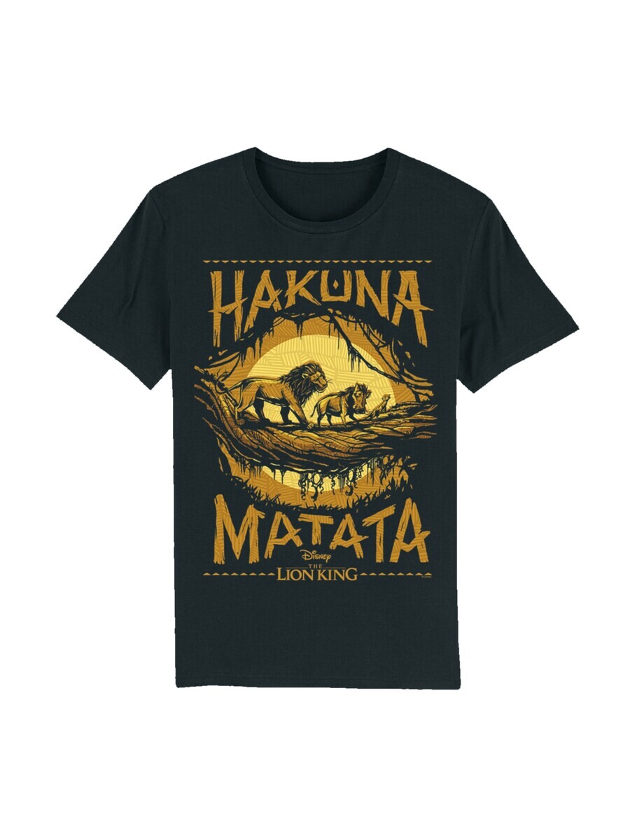 

Классическая футболка F4NT4STIC Shirt Disney König der Löwen Hakuna Matata, черный