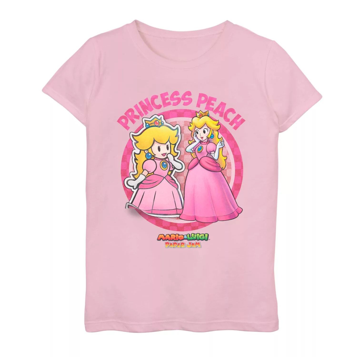 

Футболка Nintendo Mario & Luigi Paper Jam Princess Peach для девочек 7–16 лет Licensed Character