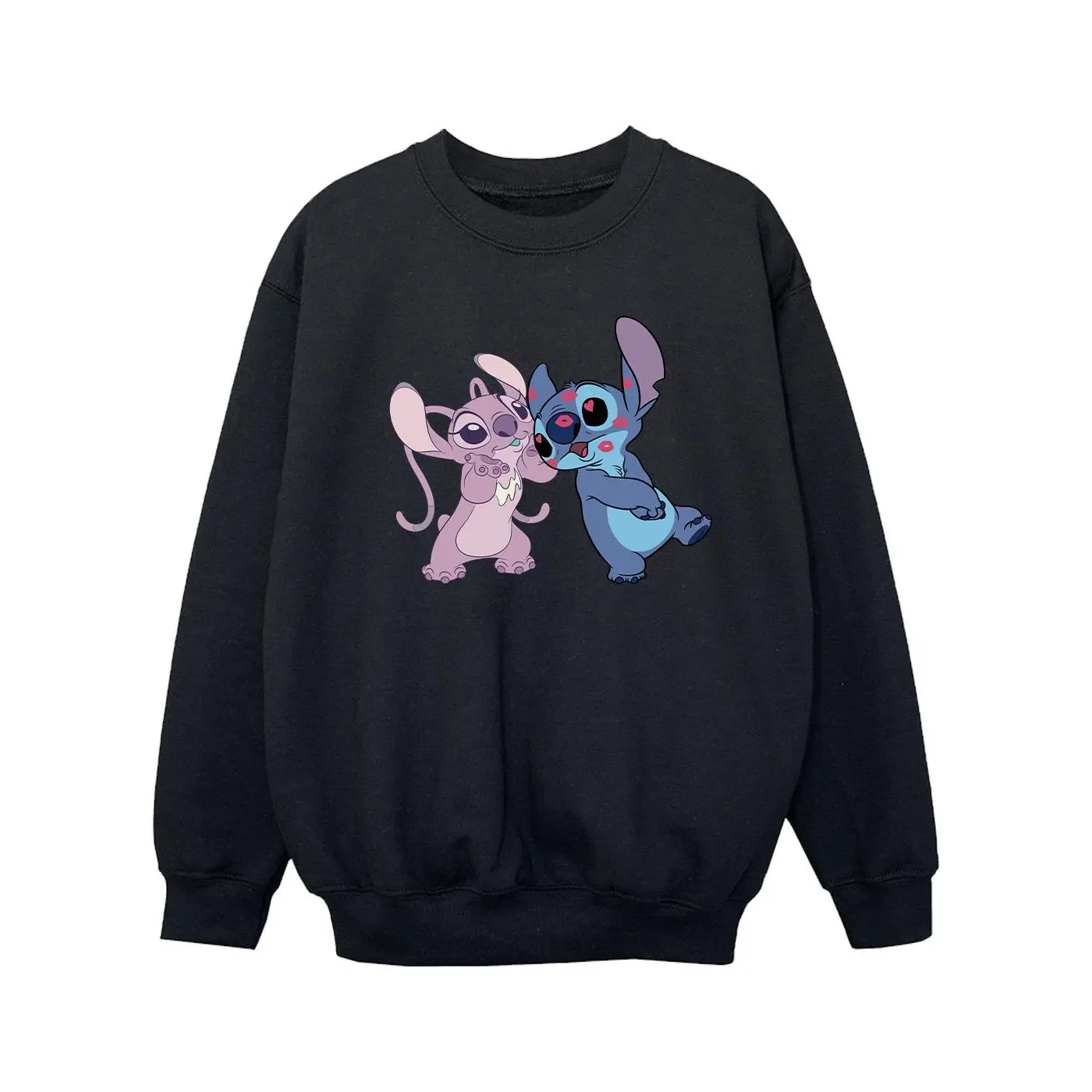 Свитшот с принтом Lilo & Stitch Disney, черный — фото 2