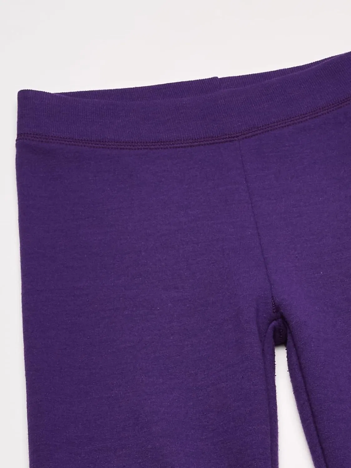 Спортивные штаны Hanes для девочек EcoSmart, с открытыми штанинами, без этикеток, Purple Thora — фото 3