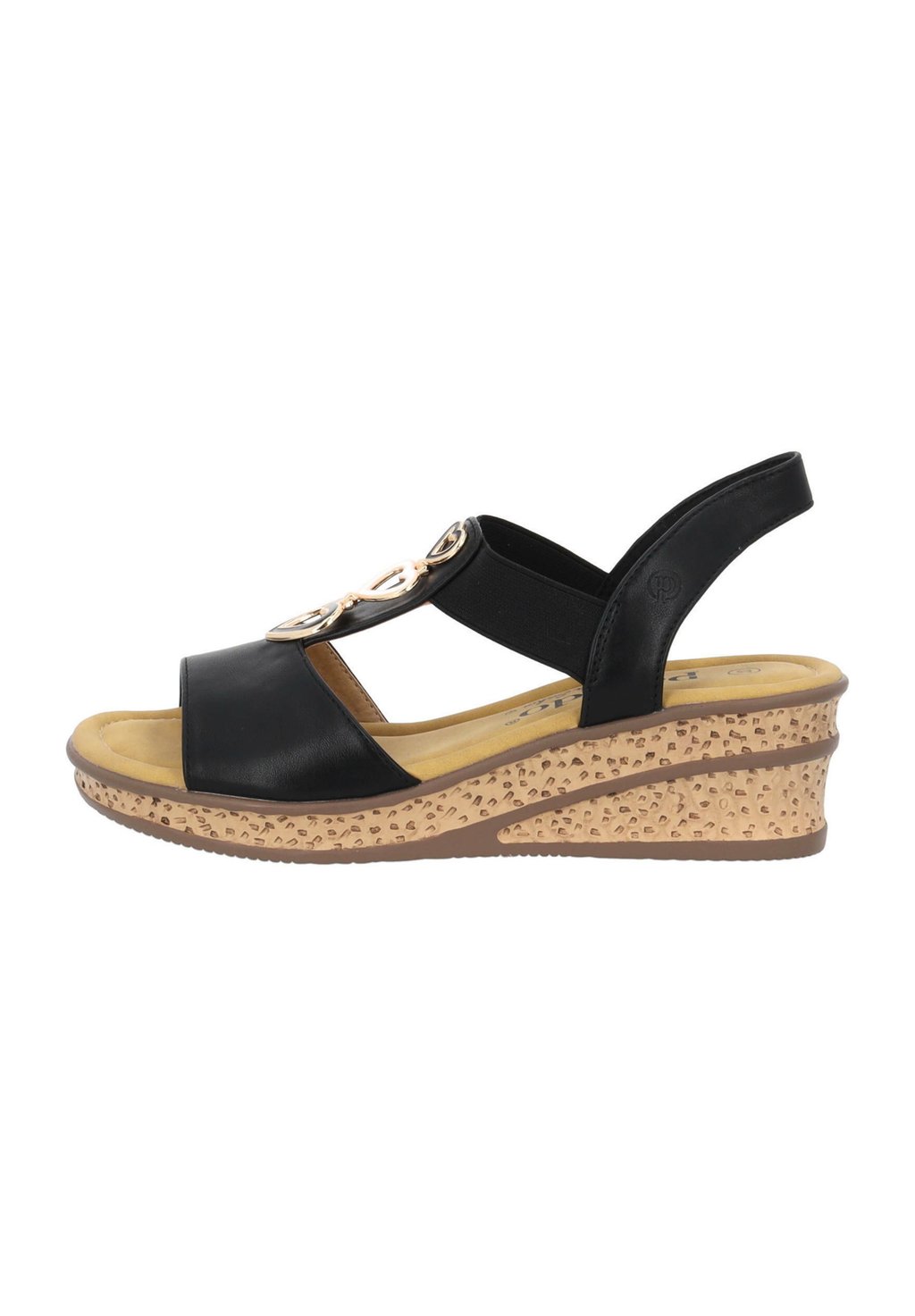 Босоножки на танкетке SELRI - Platform sandals Palado by Sila Sahin, черный