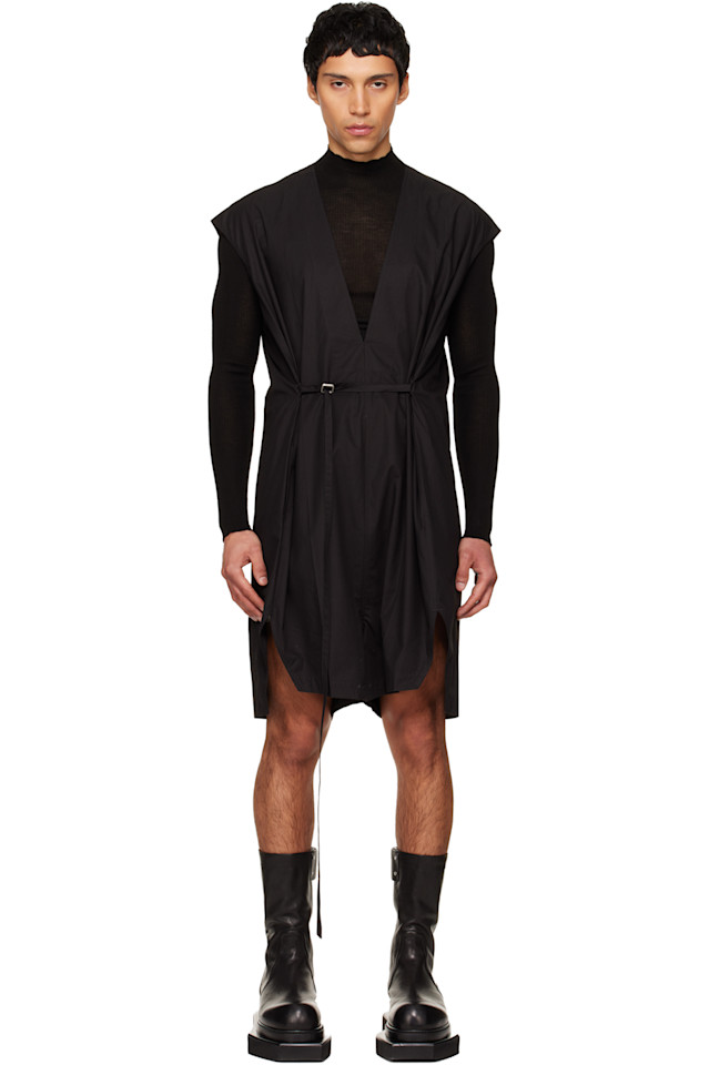 

Короткий комбинезон Temple SL Rick Owens, черный