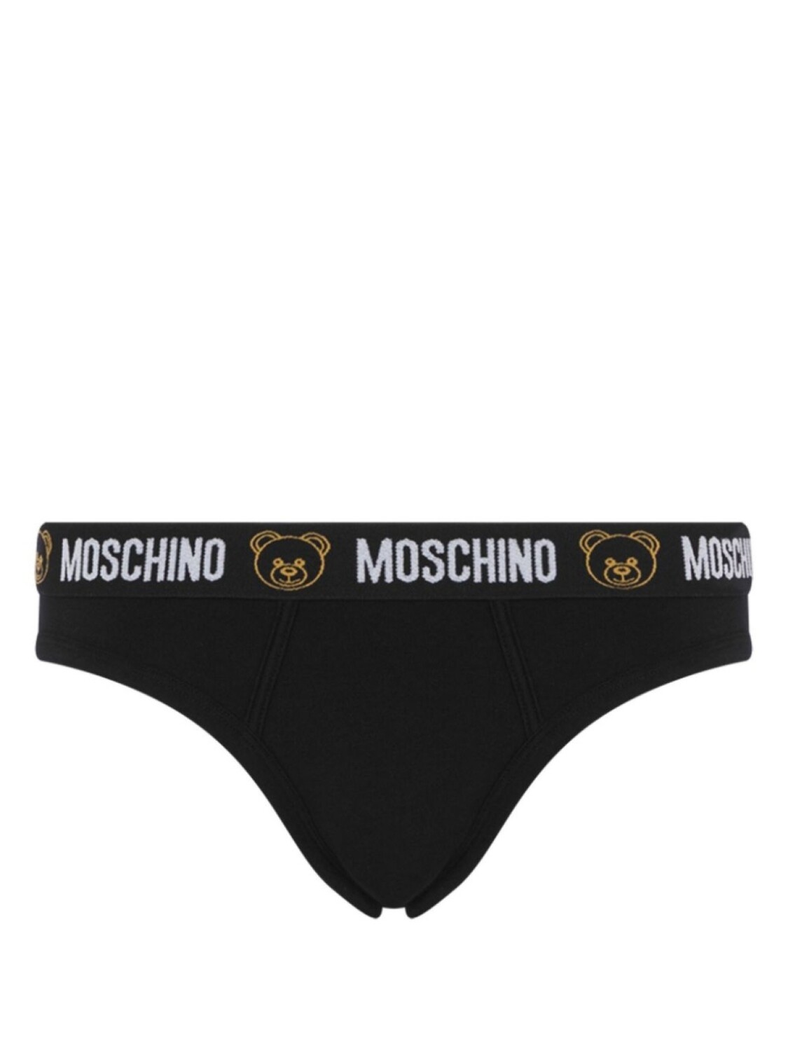 

Moschino трусы-брифы с логотипом, черный