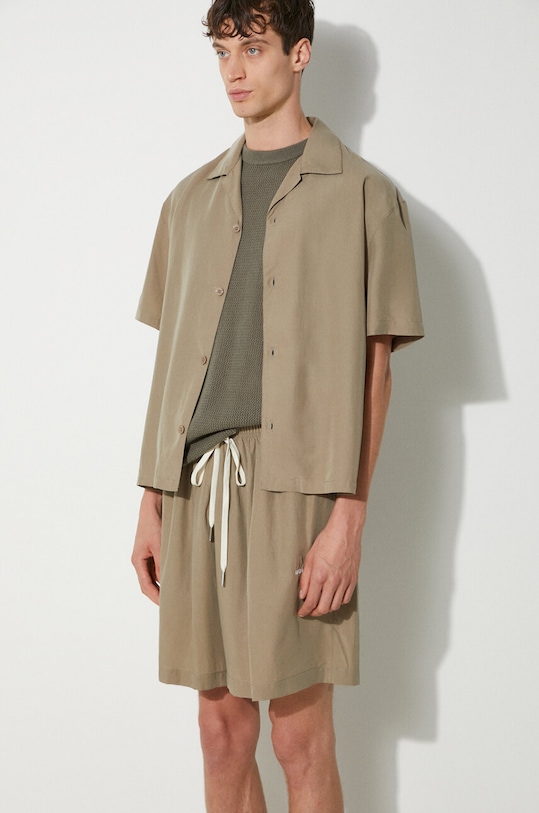 

Рубашка Tencel Vacation Shirt Mki Miyuki Zoku, зеленый