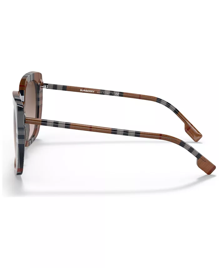 Женские солнцезащитные очки, BE4323 CAROLL Burberry, коричневый — фото 3