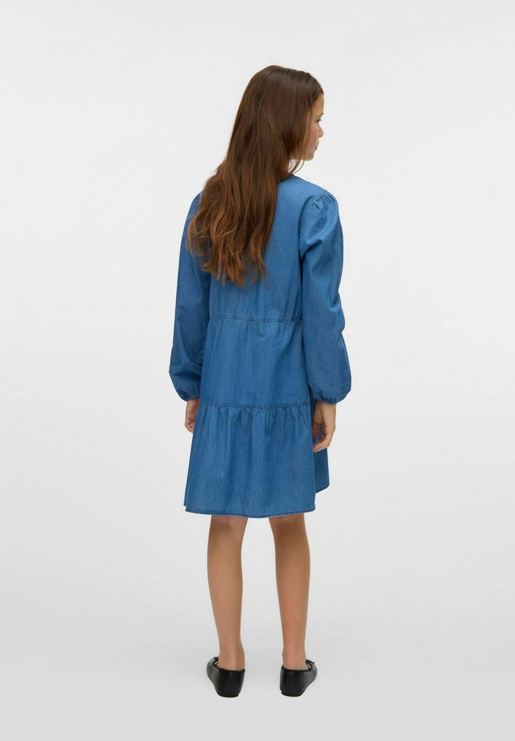 

Платье из денима KURZES VERO MODA Girl, синий деним