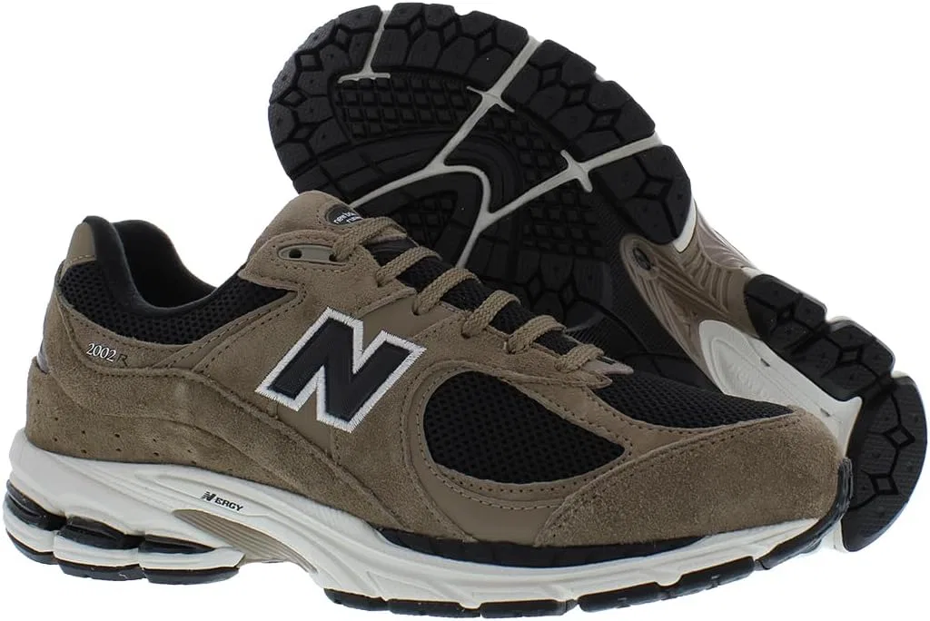 Кроссовки New Balance M2002RCC, коричневый/черно-коричневый — фото 4