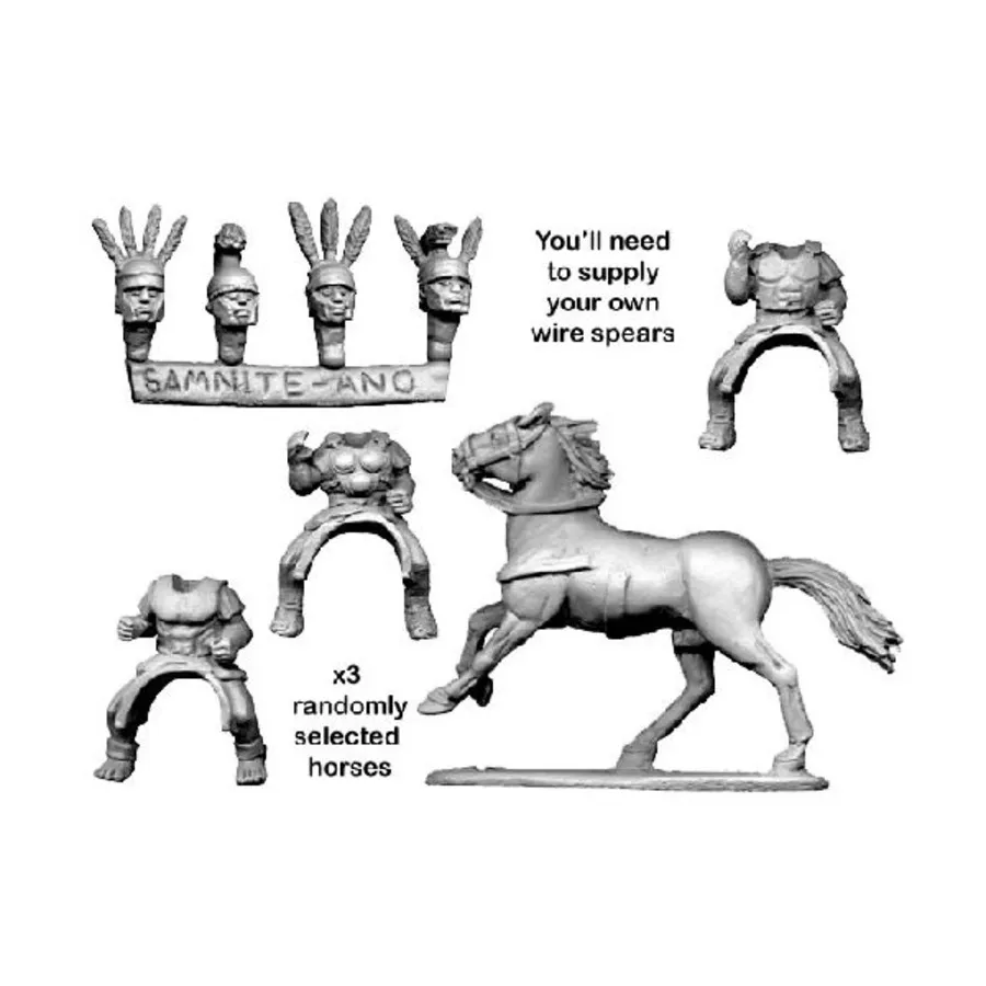 

Бронированная осканская кавалерия, Historical Miniatures - Ancient - Oscans (28mm) (Crusader Miniatures)