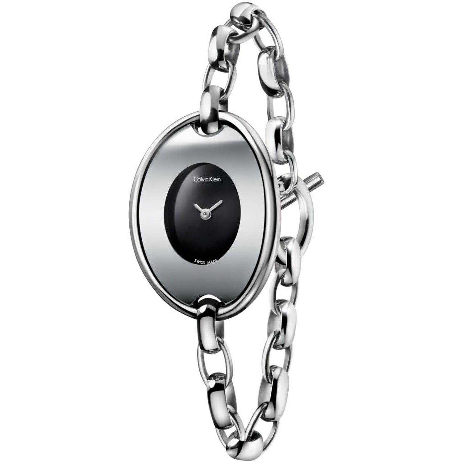 

Женские часы Calvin Klein с черным циферблатом