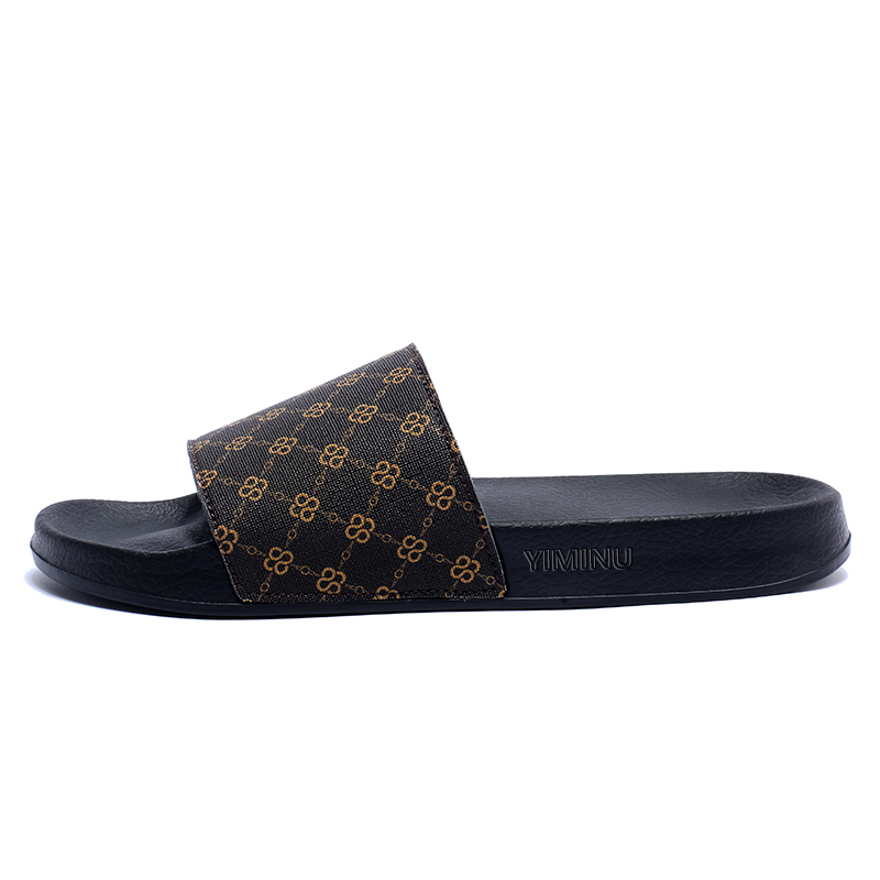 

Eminu Резиновые шлепанцы мужские коричневые, цвет Brown