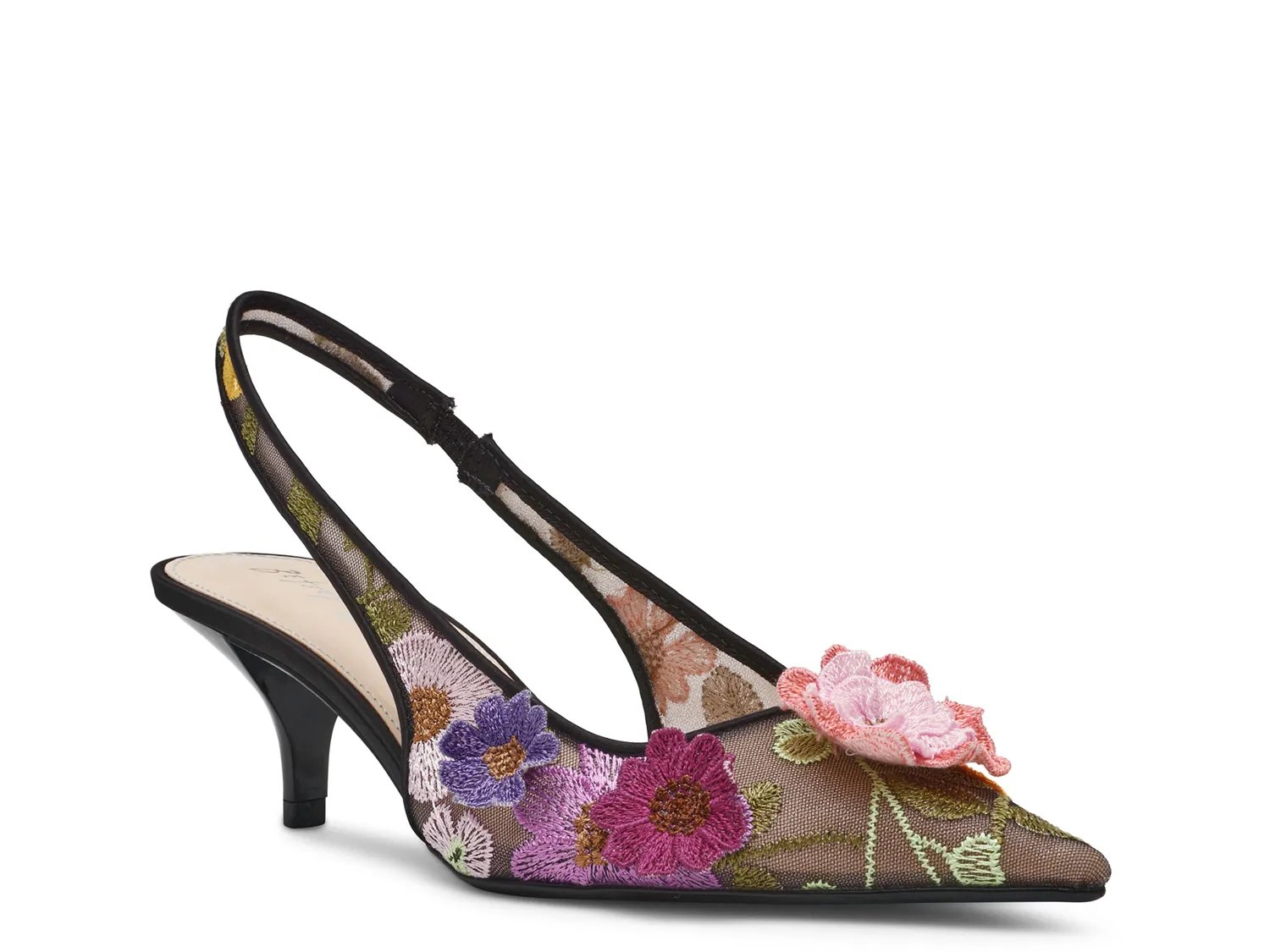Туфли Betsey Johnson Dian Sandal, Black/Multicolor Floral