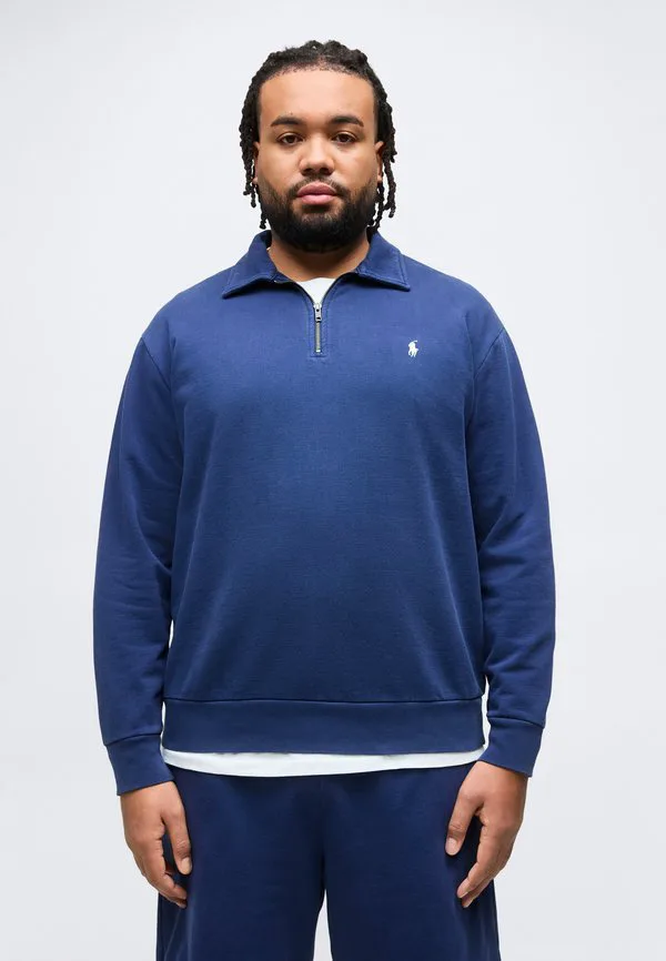 

Толстовка с застежкой-молнией до середины груди Polo Ralph Lauren Big & Tall, Cruise Navy, Синий, Толстовка с застежкой-молнией до середины груди Polo Ralph Lauren Big & Tall, Cruise Navy
