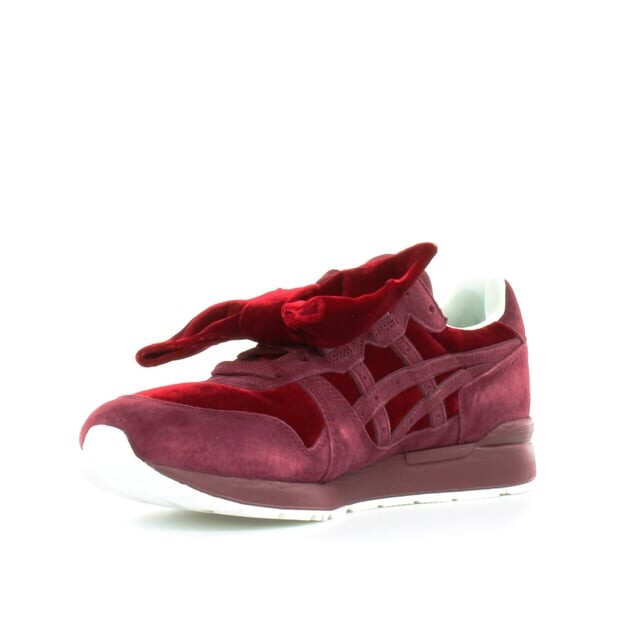 Женские бордовые кроссовки Gel Lyte Asics, красный — фото 3