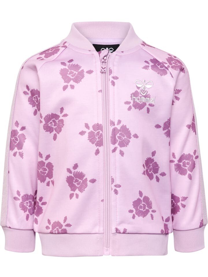 

Толстовка Hummel Reißverschluss Jacket Hmlflori Mädchen, цвет WINSOME ORCHID