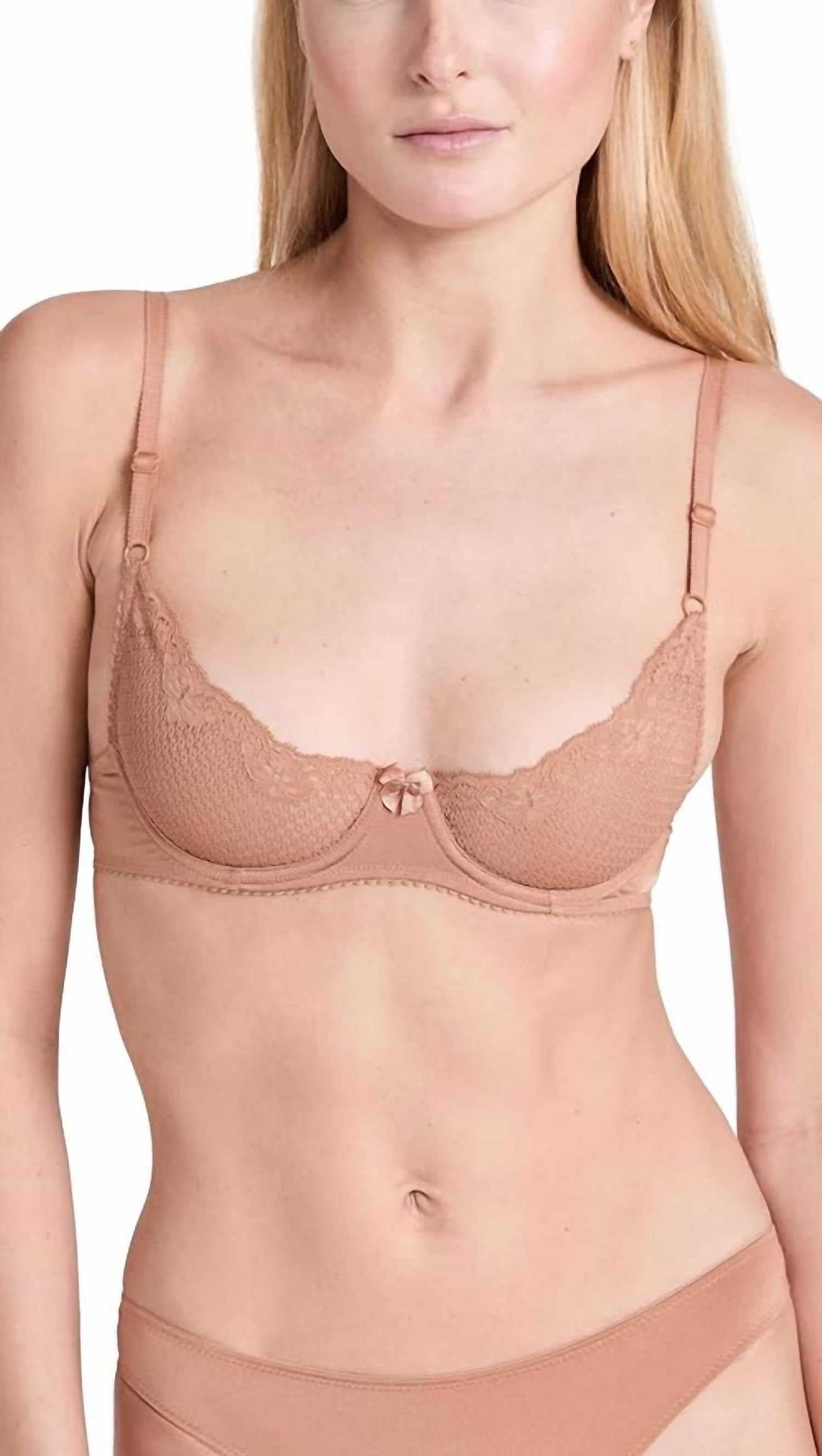 

Кружевной бюстгальтер Duet на косточках цвета карамель Timpa Lingerie, цвет caramel