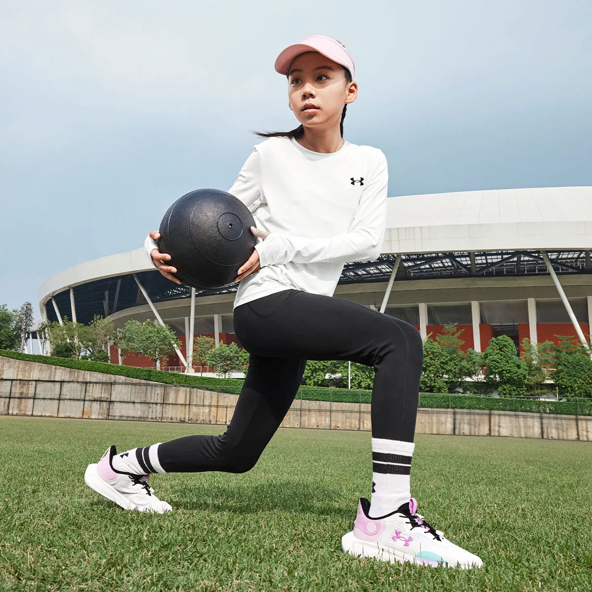 Футболка Quick Dry для подростков Under Armour, White — фото 4