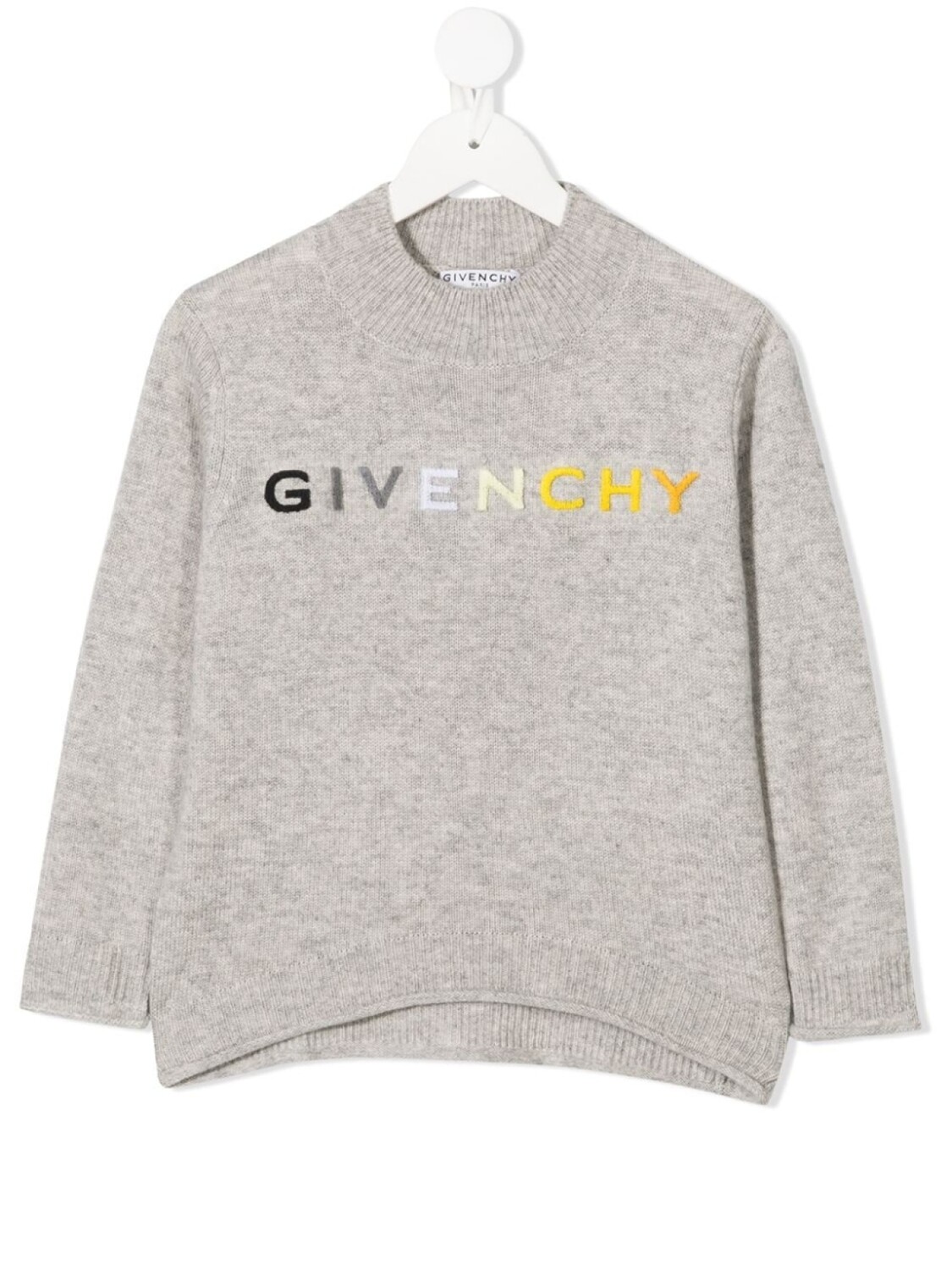 

Givenchy Kids джемпер с вышитым логотипом, серый