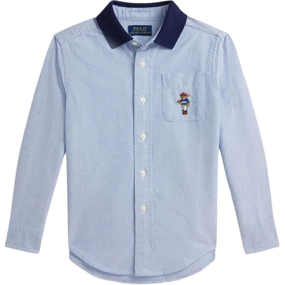 Футболка поло Polo Bear синяя для подростков Polo Ralph Lauren, Blue