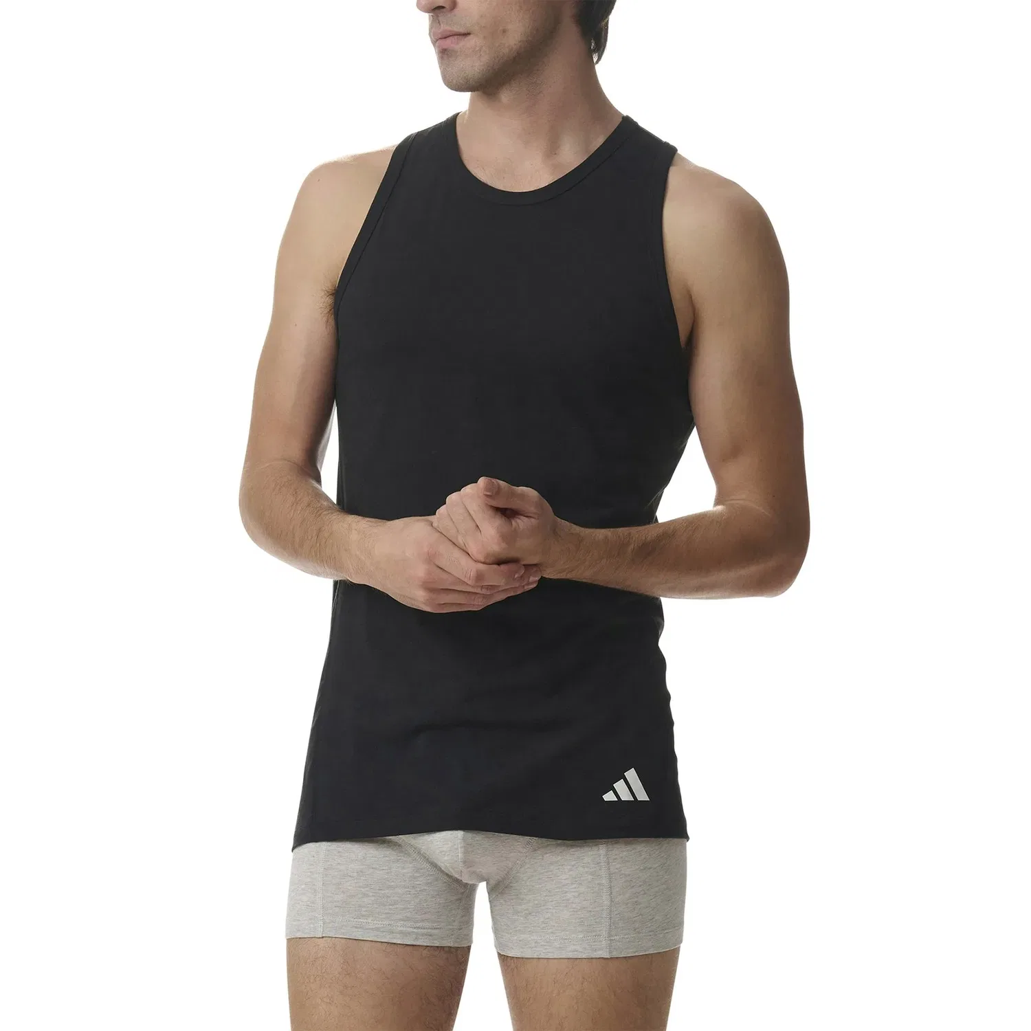 Майка 2er Pack Adidas, черный — фото 2