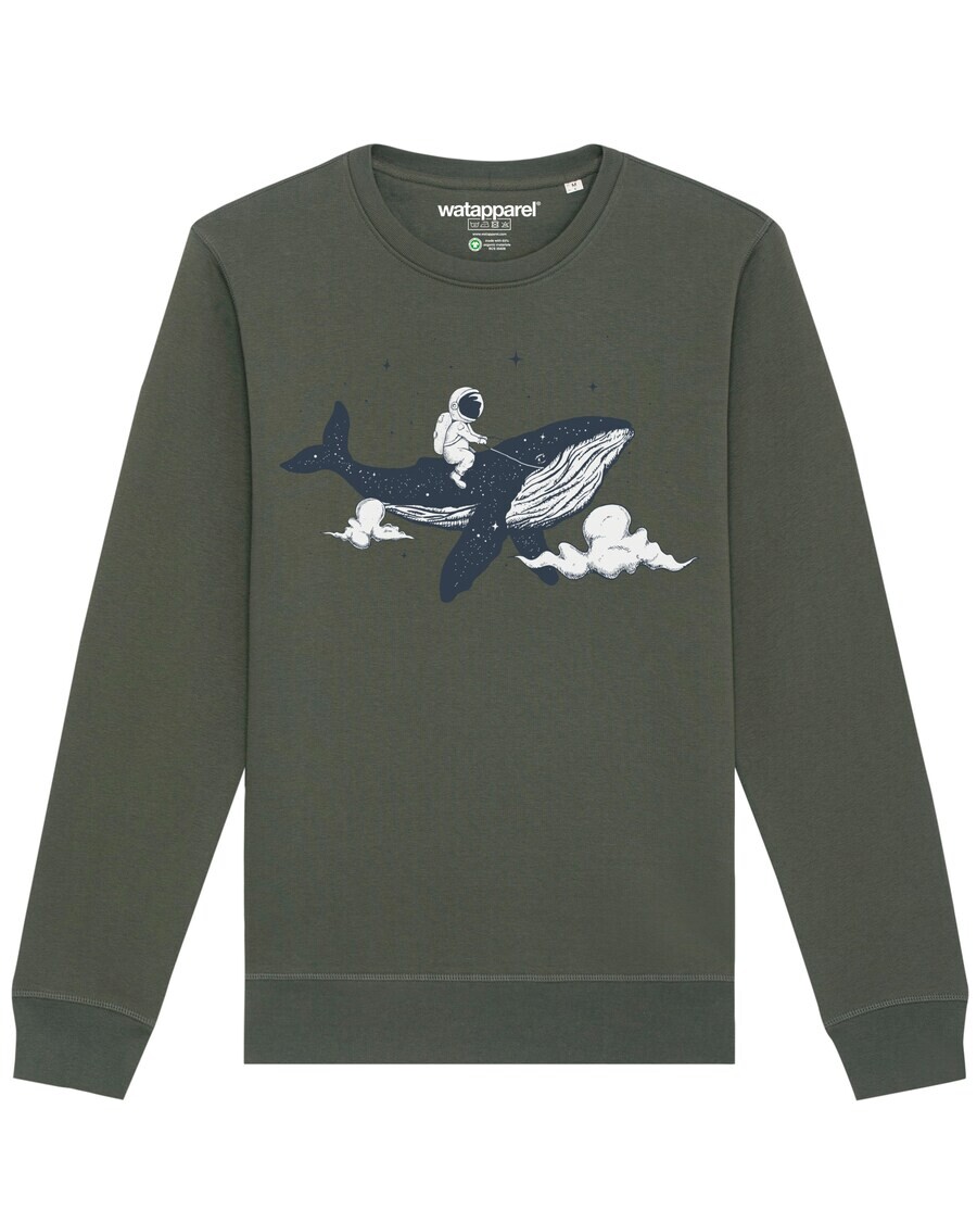 

Свитер Watapparel Sweatshirt Spacewhale, хаки