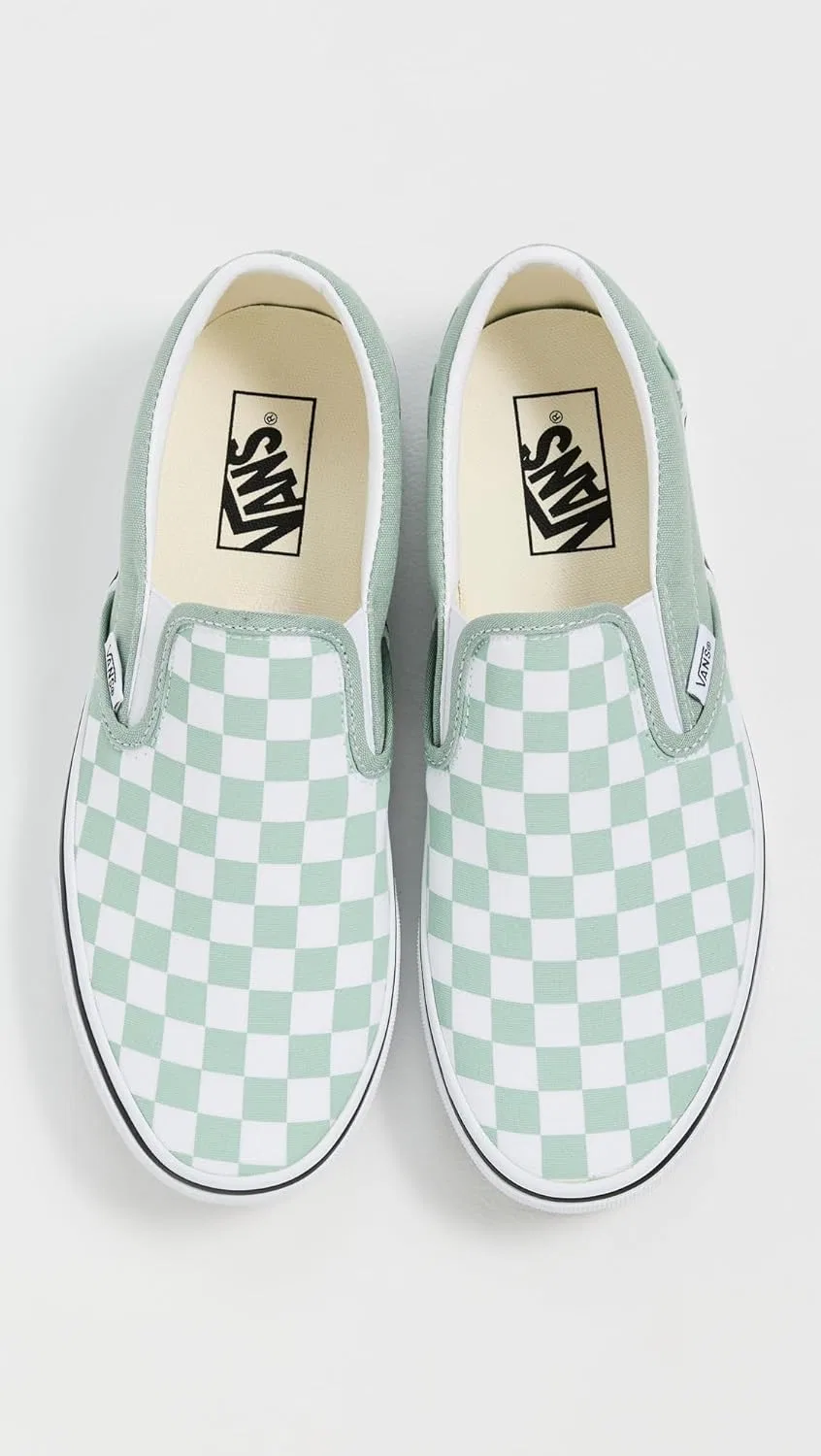 Кроссовки Vans Half Cab, спортивная обувь унисекс для взрослых, для скейтбординга, Checkerboard Grey Olive Green — фото 3