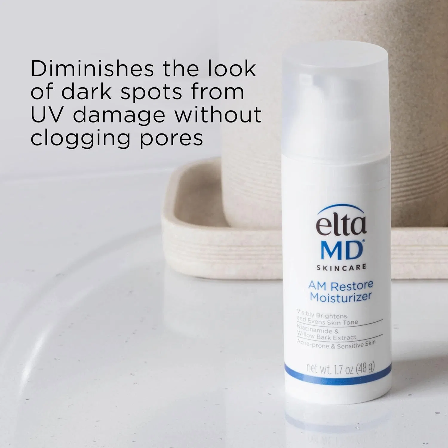 Дневной крем EltaMD AM Therapy Moisturizer 1.7 oz, без цвета — фото 4