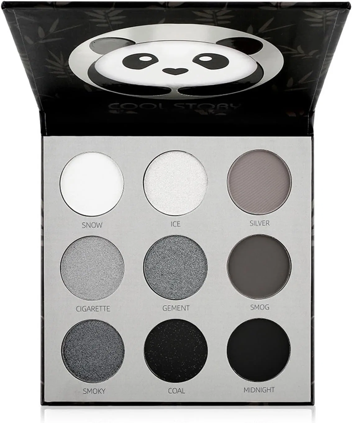 Палетка теней для век Smokey Eye 9 цветов Uitndvyte матовые и мерцающие, мультиколор