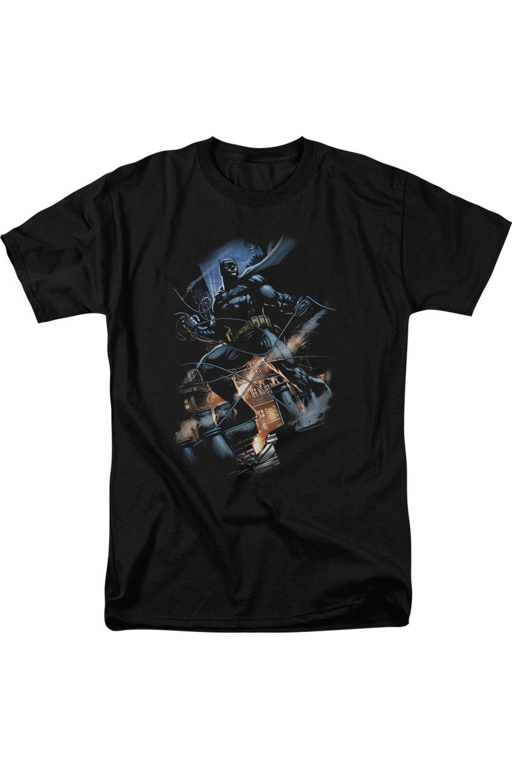 

Футболка с коротким рукавом для взрослых Batman Gotham Knight Gildan, черный