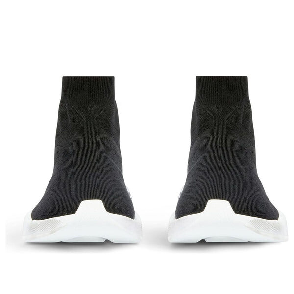 Кроссовки speed 2.0 graffiti sneakers 'black recycled knit and white sole unit' Balenciaga, черный — фото 4