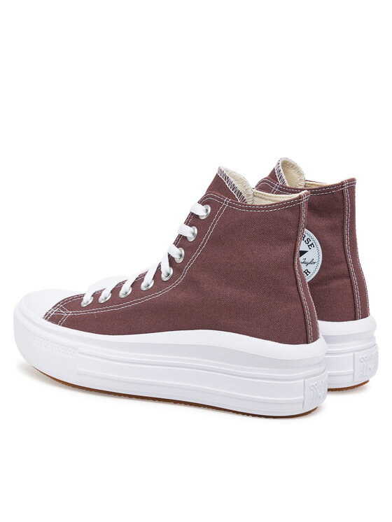 Тканевые кроссовки Chuck Taylor All Star Move Platform A10665C Converse, красный — фото 3