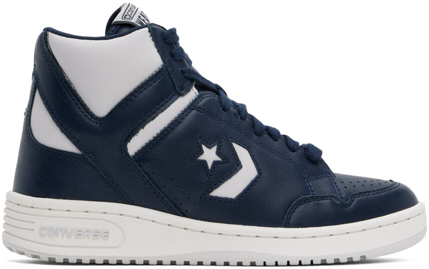 

Кроссовки Weapon Mid Top темно-синего и серого цвета Converse