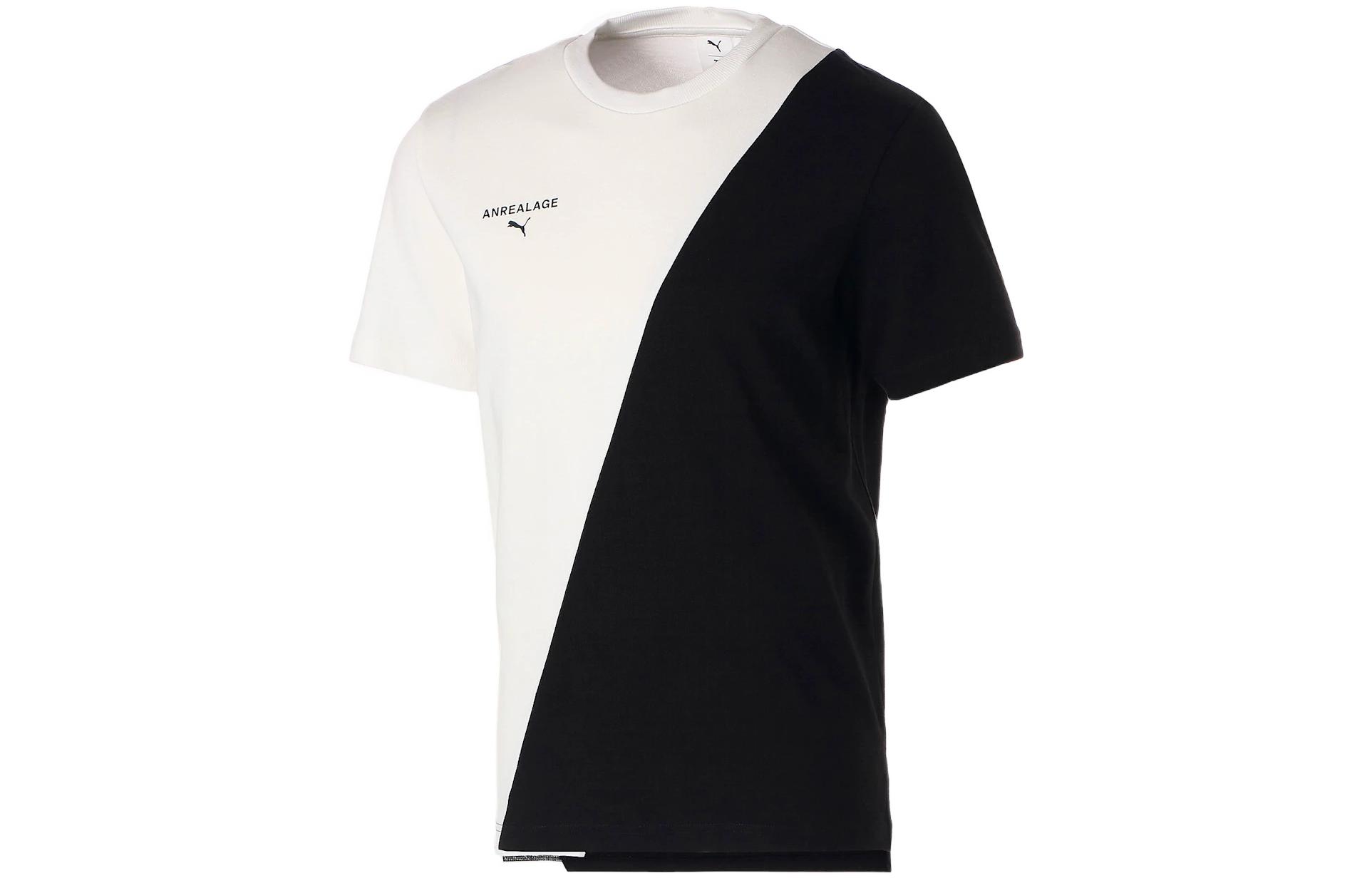 

Футболка унисекс черно-белая PUMA
