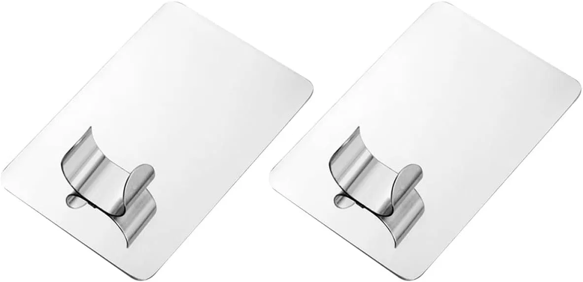 Палитра для смешивания красок ногтевого сервиса MALUGOGO серебристая 7.5x5x1 см