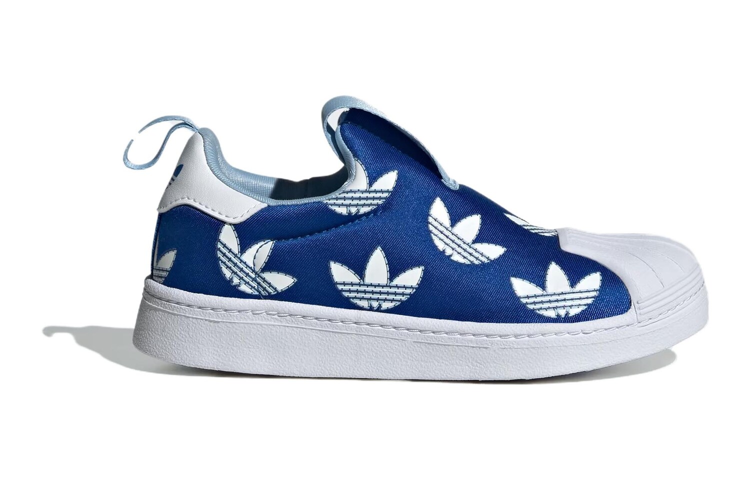 Adidas originals Superstar Series Kids Кроссовки для скейтбординга для детей, Blue — фото 3