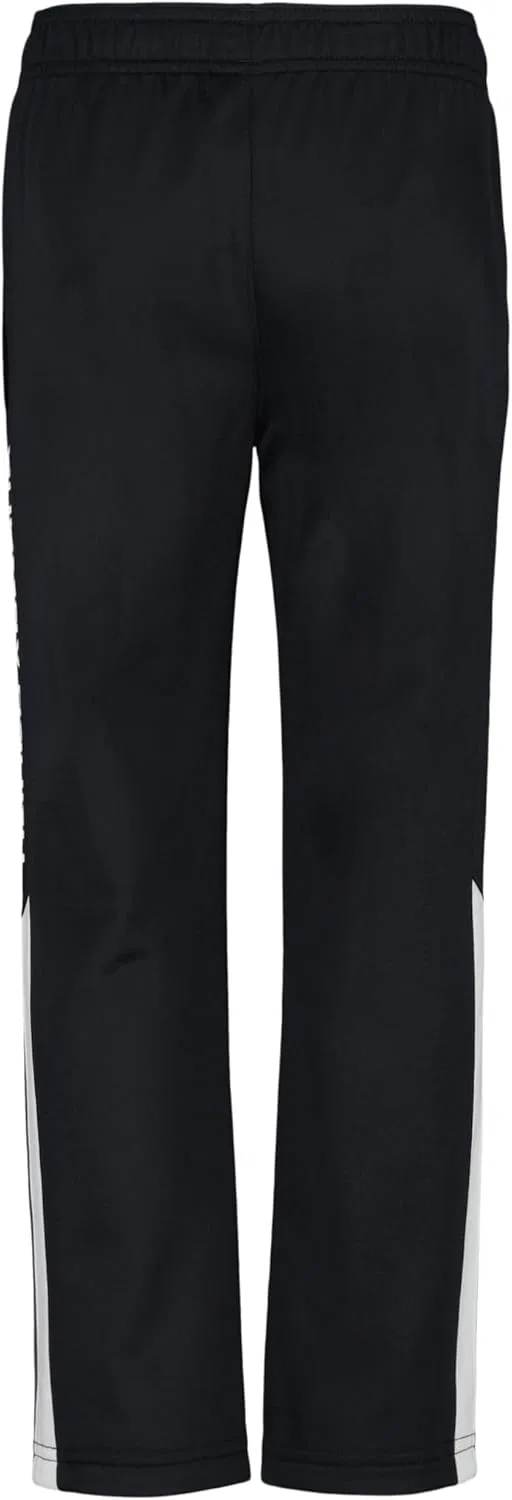 Детские спортивные штаны Under Armour Brawler Warm-up, быстросохнущие и влагоотводящие, свободного кроя, Black Tapered — фото 3