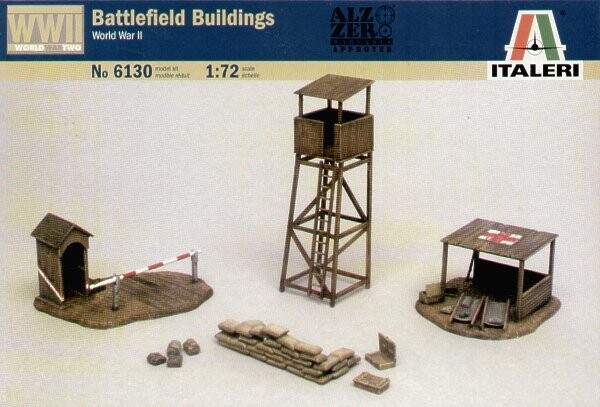 

Набор моделей зданий поля боя Italeri