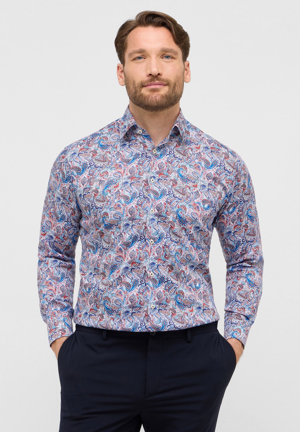 

Рубашка PERFORMANCE COMFORT FIT Eterna, красный