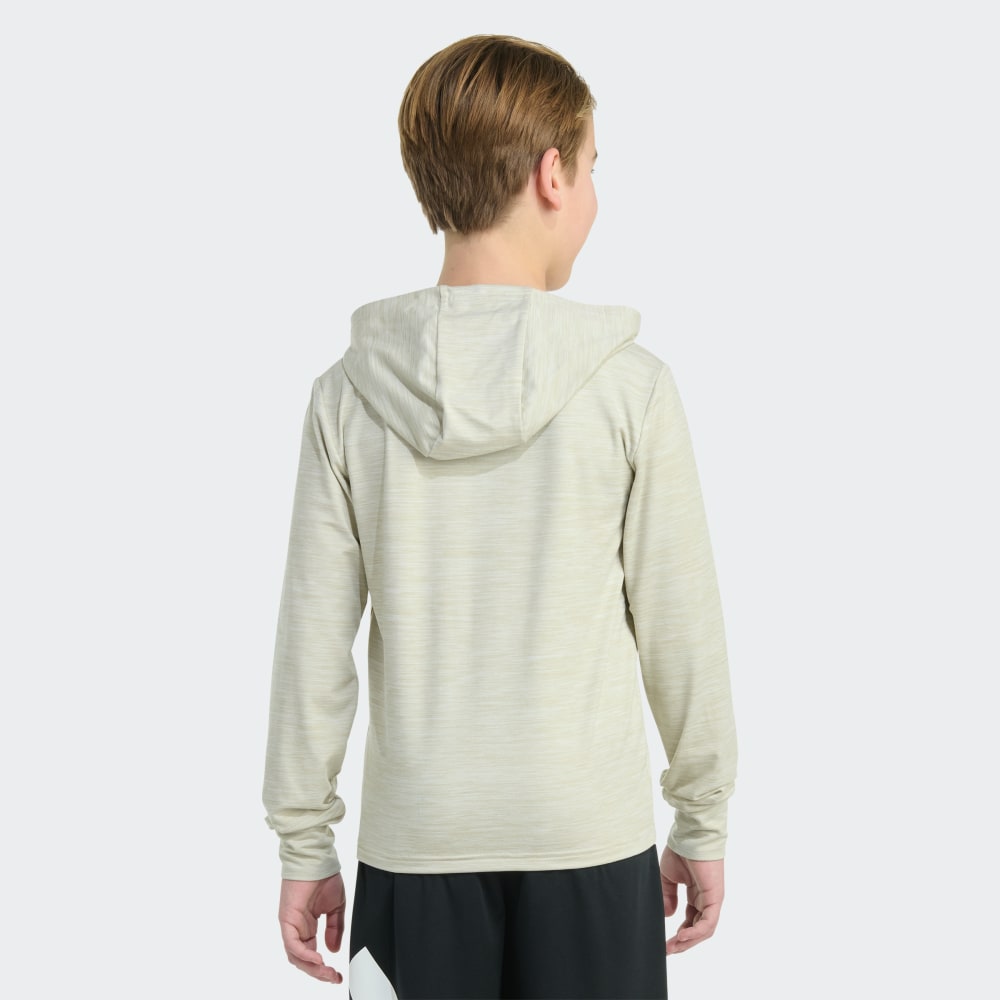 Худи Adidas Long Sleeve All Sport Polyester Pullover Hoodie, цвет Alumina — фото 2
