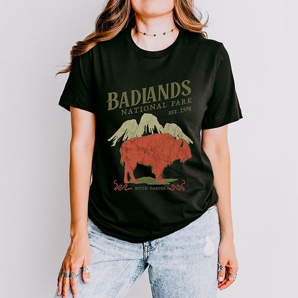 

Футболка с коротким рукавом Badlands national park est 1978 Simply Sage Market, Black, Черный, Футболка с коротким рукавом Badlands national park est 1978 Simply Sage Market, Black