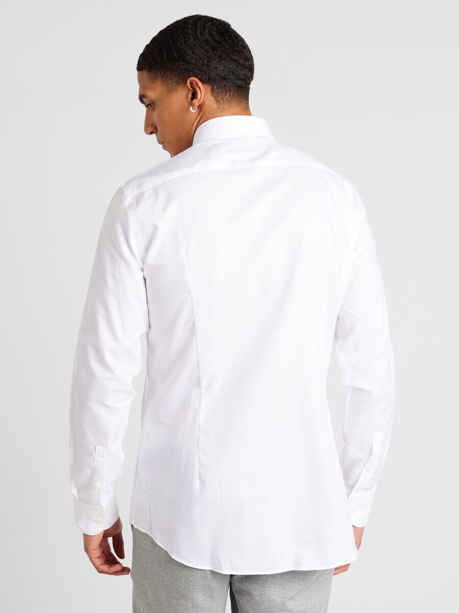 Деловая рубашка BOSS Slim fit Business Shirt P-Hanks, белый — фото 4