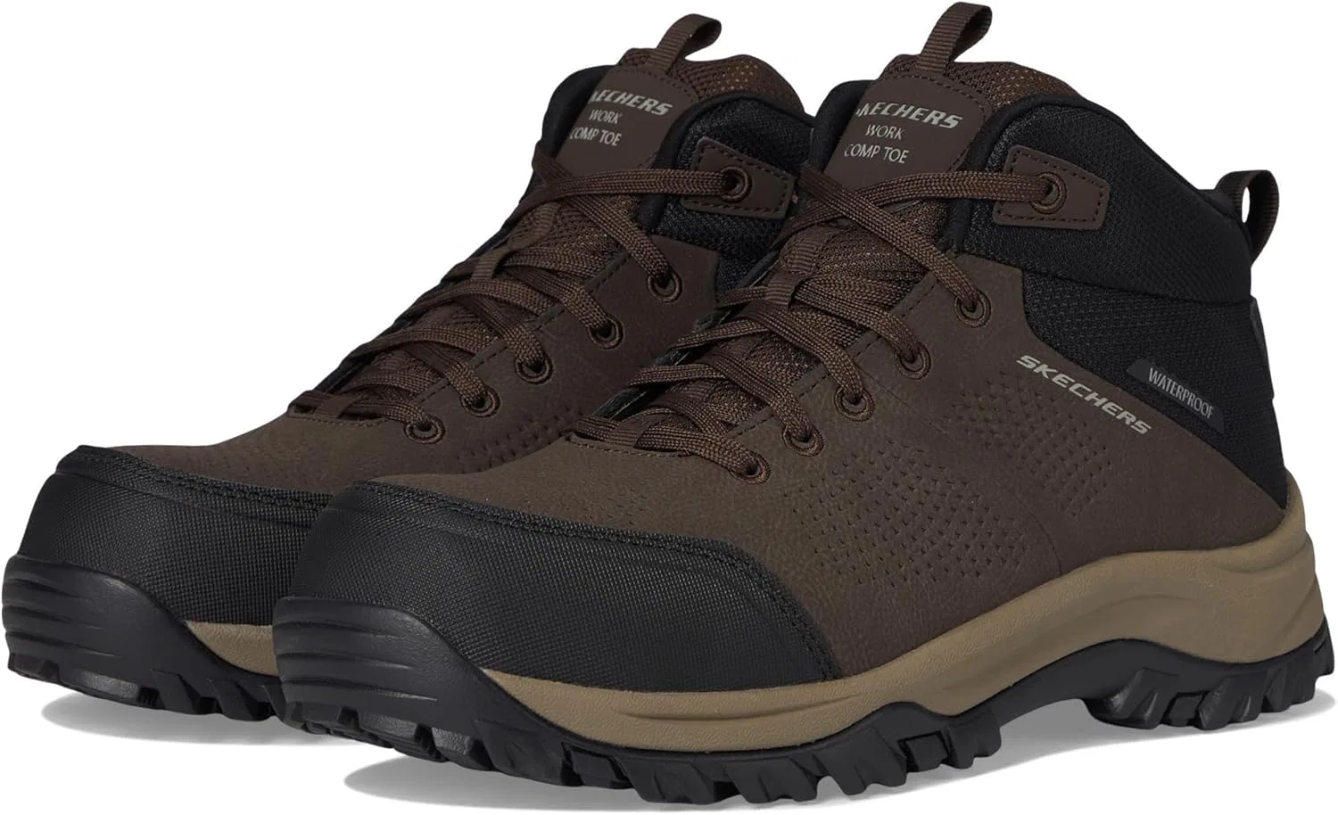Мужские кроссовки Skechers Relment - Erett Comp Toebau, Brown