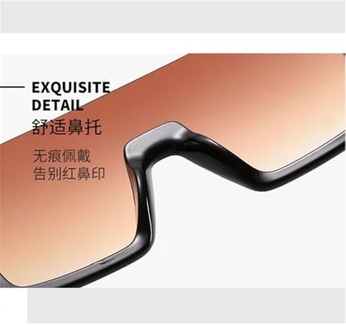 

Черные большие солнцезащитные очки для женщин, крупная оправа, цветные солнцезащитные очки, женские зеркальные очки в полуоправе в стиле хип-хоп MTZJH, 3