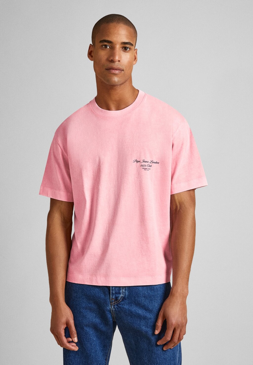 

Принт на футболке WESTBOURNE Pepe Jeans, розовый