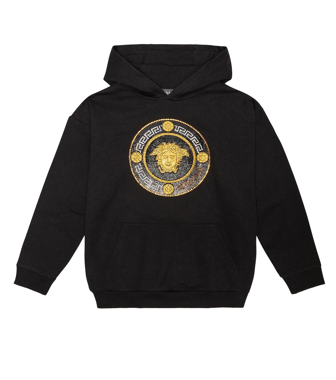 

Толстовка с декором Medusa Versace, черный