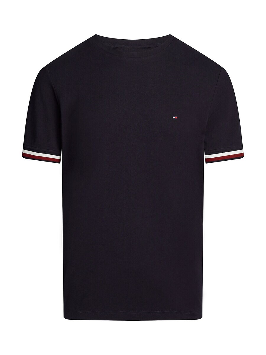 

Классическая футболка TOMMY HILFIGER Shirt Global Stripe, ночной синий